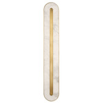 Wyllis Wall Sconce - Hand Rubbed Antique Brass / Alabaster