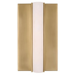 Linea Wall Sconce - Hand Rubbed Antique Brass / Alabaster