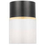 Caspe Cylinder Rechargeable Table Lamp - Bronze / Crystal