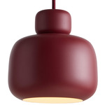 Stone Pendant - Deep Red