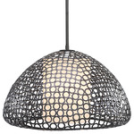 Dilston Pendant - Bronze / Cream