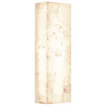 LumenAria Medley Wall Sconce - Brushed Brass / Alabaster
