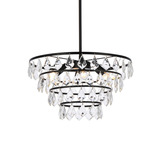 Ella Pendant - Black / Clear