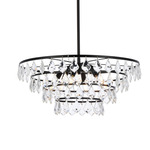 Ella Pendant - Black / Clear