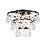 Ella Ceiling Light - Black / Clear