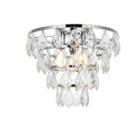 Ella Ceiling Light - Chrome / Clear
