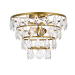 Ella Ceiling Light - Brass / Clear