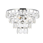 Ella Ceiling Light - Chrome / Clear