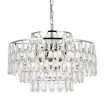 Mila Pendant - Chrome / Clear