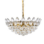 Emilia Pendant - Brass / Clear