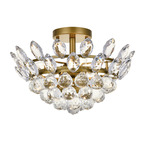 Emilia Ceiling Light  - Brass / Clear