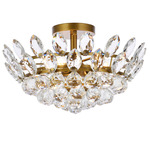 Emilia Ceiling Light  - Brass / Clear