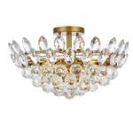 Emilia Ceiling Light  - Brass / Clear