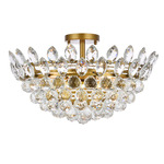 Emilia Ceiling Light  - Brass / Clear