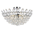Emilia Ceiling Light  - Chrome / Clear
