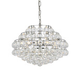 Savannah Pendant - Chrome / Clear