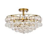 Savannah Ceiling Light - Brass / Clear