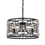 Kennedy Pendant - Black / Clear
