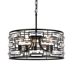 Kennedy Pendant - Black / Clear