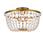 Cora Ceiling Light - Brass / Clear
