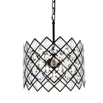 Lyla Pendant - Black / Clear