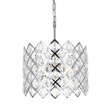 Lyla Pendant - Chrome / Clear