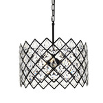 Lyla Pendant - Black / Clear