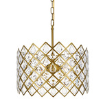 Lyla Pendant - Brass / Clear