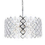 Lyla Pendant - Chrome / Clear