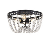 Kylie Ceiling Light - Black / Clear