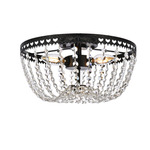 Kylie Ceiling Light - Black / Clear