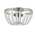 Kylie Ceiling Light - Chrome / Clear