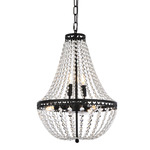 Valeria Pendant - Black / Clear