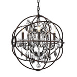 Geneva Pendant - Dark Bronze / Silver
