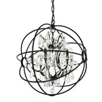 Geneva Pendant - Dark Bronze / Clear