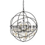 Geneva Pendant - Dark Bronze / Golden Teak
