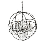 Geneva Pendant - Polished Nickel / Silver