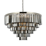 Sydney Tiered Chandelier - Polished Nickel / Silver