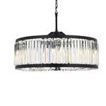 Chelsea Chandelier - Matte Black / Clear