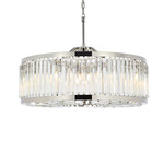 Chelsea Chandelier - Polished Nickel / Clear