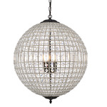 Olivia Pendant - Dark Bronze / Clear