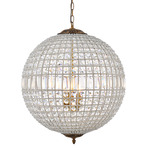 Olivia Pendant - French Gold / Clear