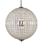 Olivia Pendant - Dark Bronze / Clear
