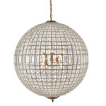 Olivia Pendant - French Gold / Clear