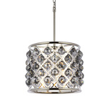 Madison Faceted Crystal Chandelier - Polished Nickel / Silver