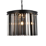 Sydney Chandelier - Matte Black / Silver