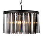 Sydney Chandelier - Matte Black / Silver
