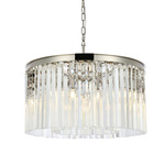 Sydney Chandelier - Polished Nickel / Clear