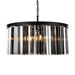 Sydney Chandelier - Matte Black / Silver