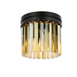Sydney Ceiling Light - Matte Black / Golden Teak